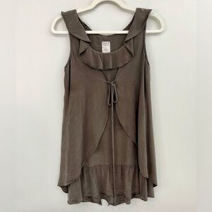 Georgie 100% Silk Layered Top XS